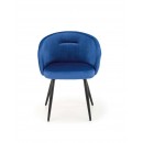 Стул HALMAR K430 темно-синий/черный